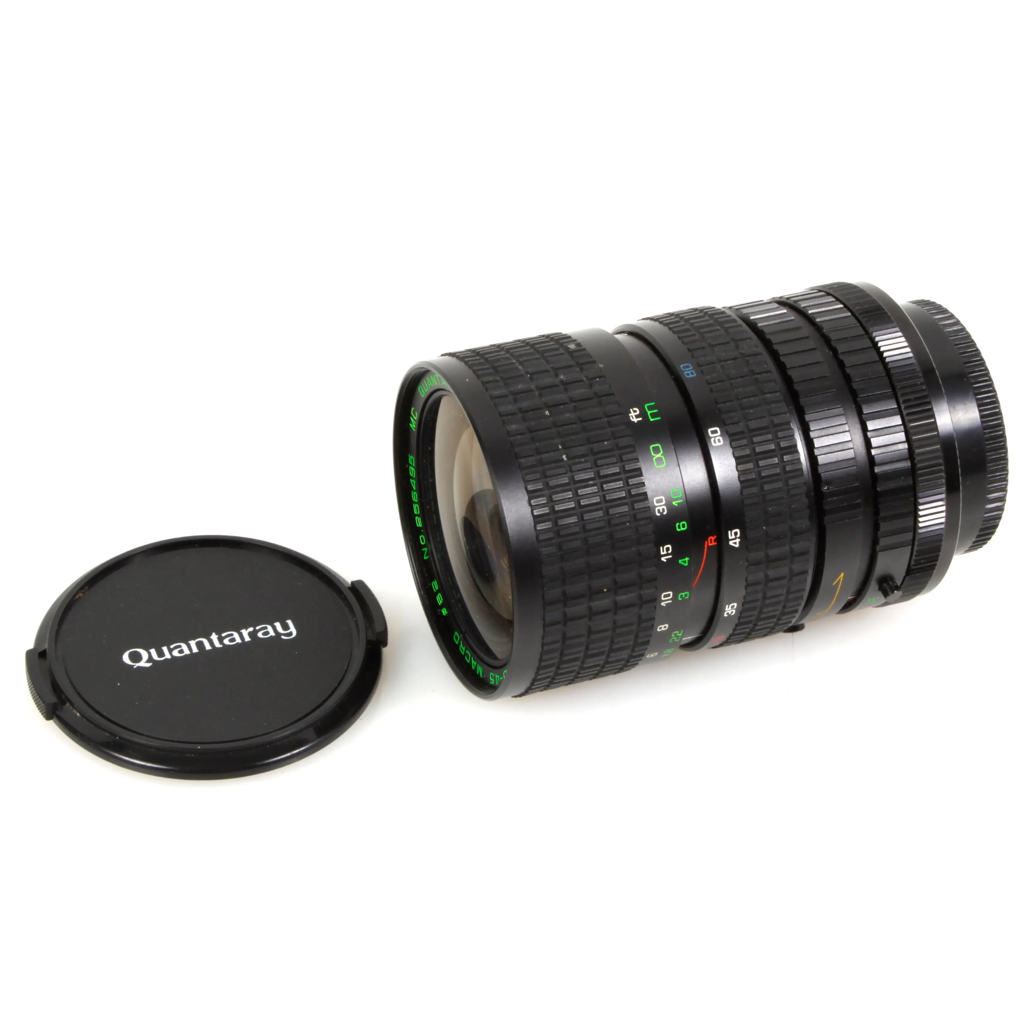 Quantaray Lens for Canon AE1/AE1P/AV1/A1/F1 Wide to Portrait & Macro w/ Cap