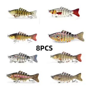 2026 Suitable for freshwater environments Pack of 8, this realistic tilapia-imitating lure is ideal for catching catfish, bass, trout, and other fish.  It's a top-quality lure for stream fishing and makes an amazing fishing gift for men
