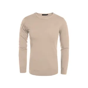 COOFANDY B Men's Knitwear Crewneck Sweater Slim Fit Lightweight Sweatshirts Knitted Pullover for Casual Or Dressy Wear Gift Ideas (Only the crew neck sweater is for sale)