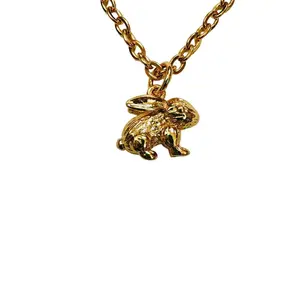 gold bunny necklace gold bunny necklace