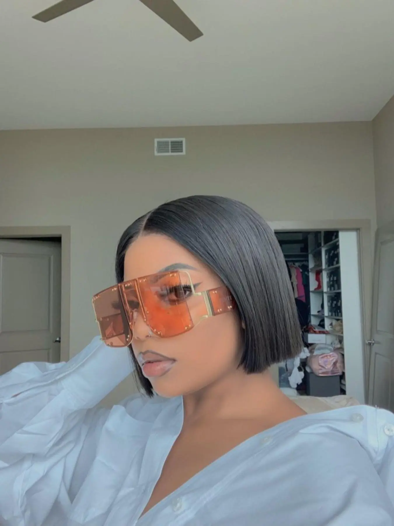 250% High Density High Gram Weight Human Hair Lace Closure Wigs, Plain Color Ready & Go Wigs for Women, Easy to Create a Perfect Look, Glueless Bob Wigs, Glueless Beginner Friendly Wig, Glueless Hd Wigs