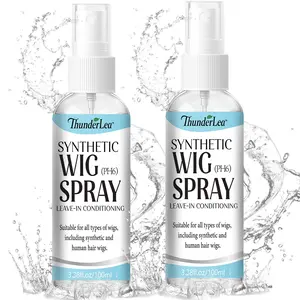 Wig Leave-in Spray, Coconut Oil Hair Care Spray, Easy To Comb, Cleans and Extends Wig Lifespan, Soft and Refreshing Hair Care Product for Women, Hydrating