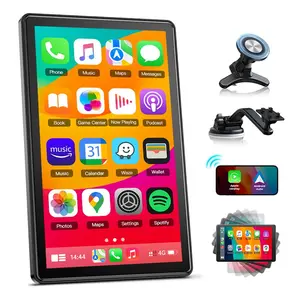 【Valentines】LAMTTO 7-Inch Wireless CarPlay Screen, Portrait & Landscape Display, CarPlay/Android Auto Compatible, AUX/Bluetooth/Speaker Output, Perfect Upgrade for Older Cars