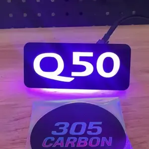 305carboncustoms Led Emblem for Front Grille Fit For (INFINITI Q50)