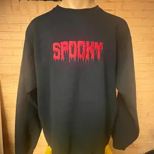 Spooky embroidered sweatshirt