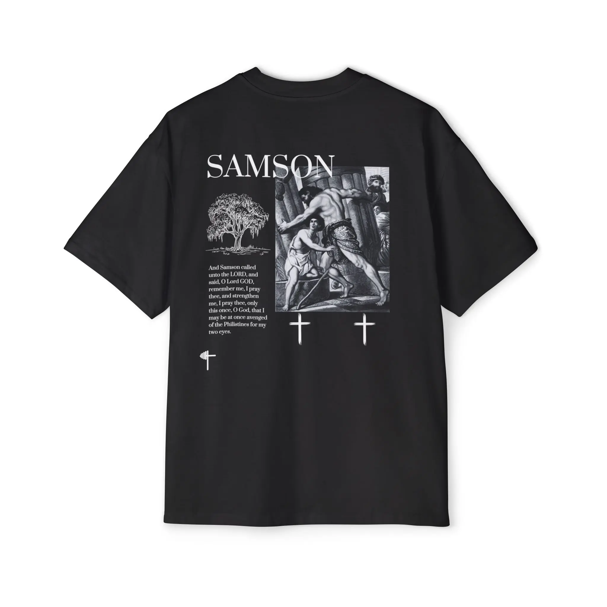 Men's Oversized Tee, Weightlifting Gym Shirt, Samson Heavy Pump Cover, Workout Clothes, Fitness Top