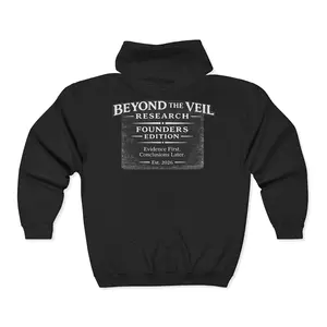 Beyond the Veil Research Founders Edition Hoodie | Full Zip Hooded Sweatshirt