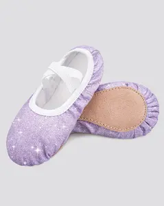 Kids Glitter Ballet Shoes