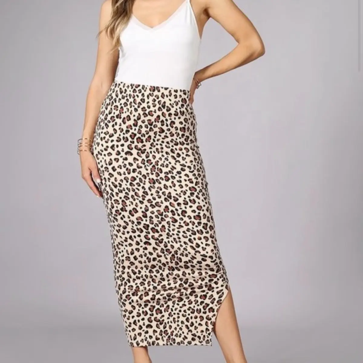 Cheetah Maxi Skirt