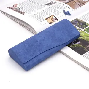 Handmade Sheepskin Pattern Eyeglass Case, Vintage Style Storage Box, Portable Sunglasses Organizer, Practical and Durable, Perfect for Daily Use