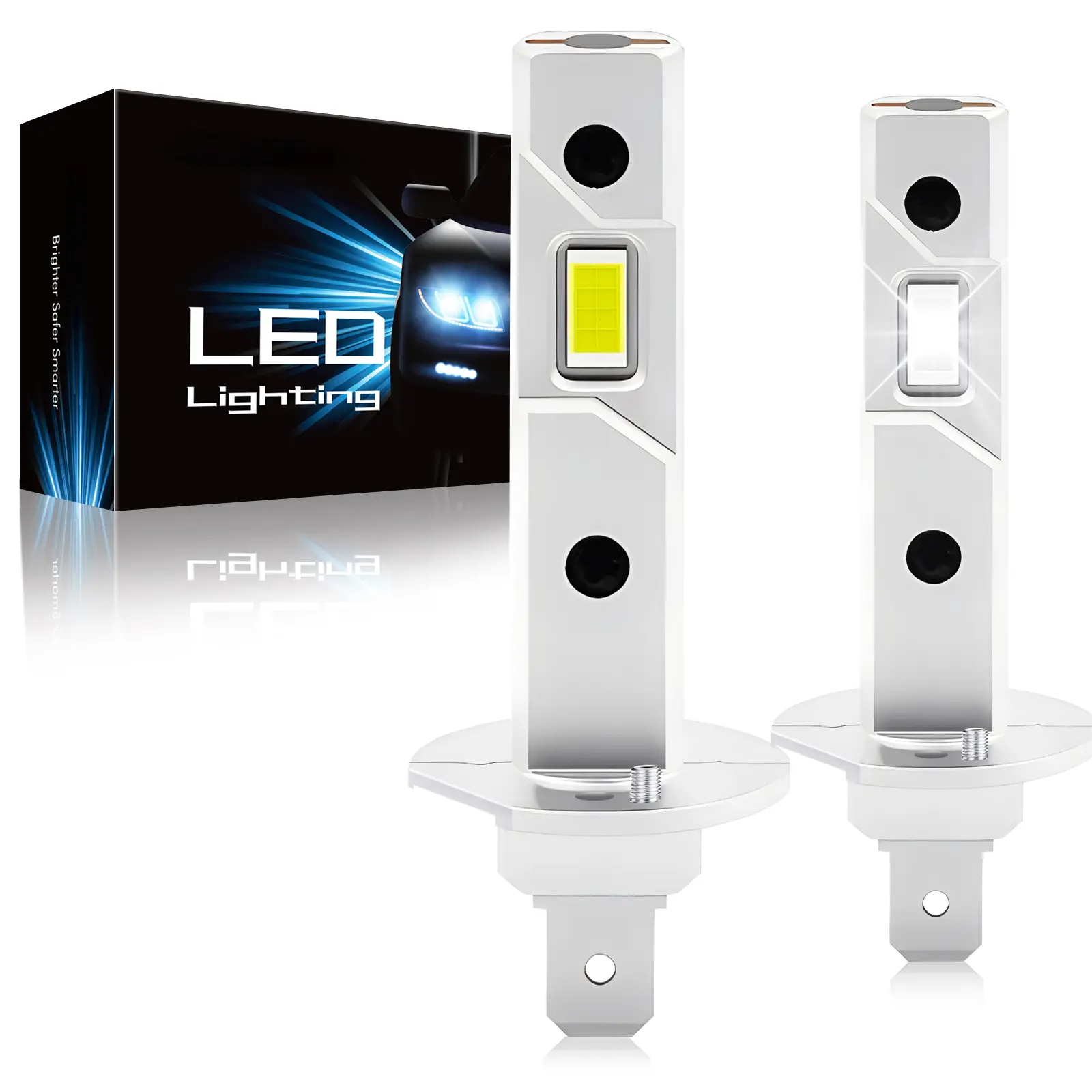 Rimthin H1 LED Headlight Bulbs 6000K Cool White 16000LM 60W IP67 combination High Brightness Easy Installation, High Lumen Headlight, Led Headlights Bulbs