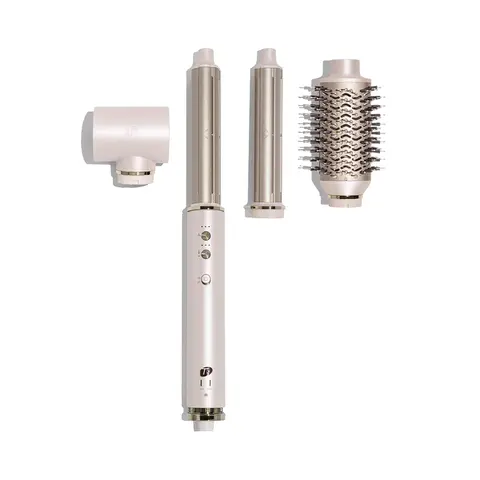 T3 Aire 360 Durable High Speed Ceramic Airstyler Blowout Kit - Smoothing Hair Tool with Brush Attachment for Curling, Volumizing, Straightening Flawless Styles - Final Sale for Anyone Looking to Elevate Styling