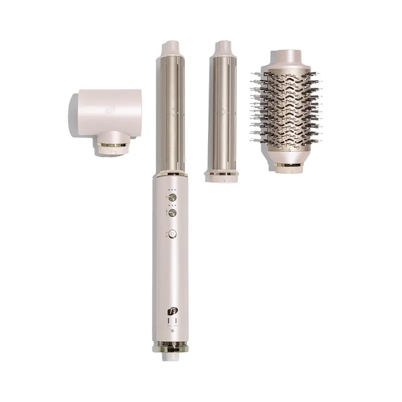 T3 Aire 360 Durable High Speed Ceramic Airstyler Blowout Kit - Smoothing Hair Tool with Brush Attachment for Curling, Volumizing, Straightening Flawless Styles - Final Sale for Anyone Looking to Elevate Styling