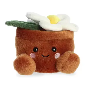 Palm Pals Adorable Junie Daisy 5 inch Brown Mini Soft Plush Collectable Stuffed Animal
