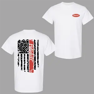 Peterbilt Teal American Flag T-Shirt - Full Size - Full Colors - Graphic Tee For Men & Women - Cotton Fabric - Daily Menswear Classic Top Unisex Big