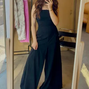 Kira Open Back Tube Top Jumpsuit