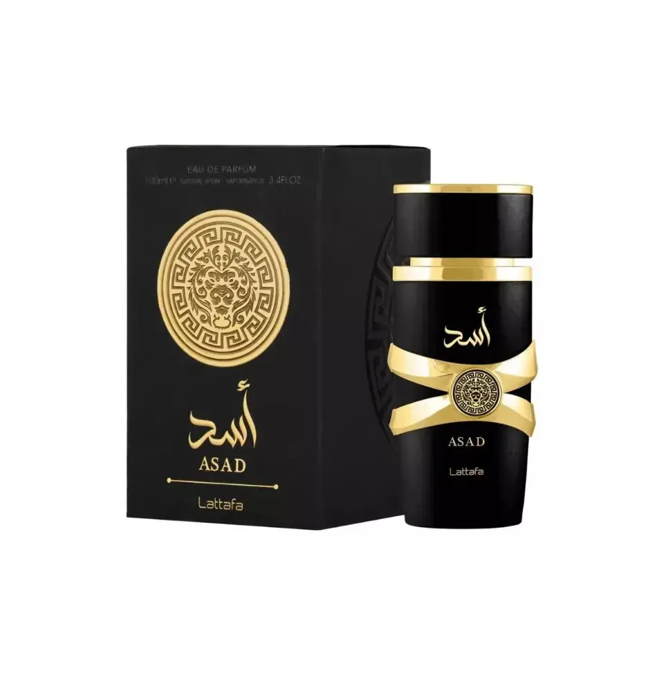 Lattafa Men's 3.4 Ounce Asad Eau de Parfum
