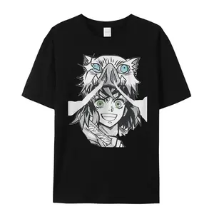 Bella+Canvas, Anime Demon Slayer Inosuke Hashibira Monster Breath Unisex Tee, Manga Fan Gift Shirt, Short Sleeve Top  BoldCanvasX1