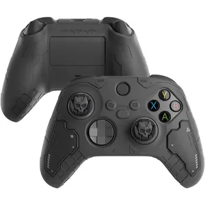 F-APT03  G.S.TAC Tactical Controller Skin Grips Set, Anti-Slip Silicone Protective Cover Skin Case for Xbox Series X/S Controller with 2 Thumb Grip Caps