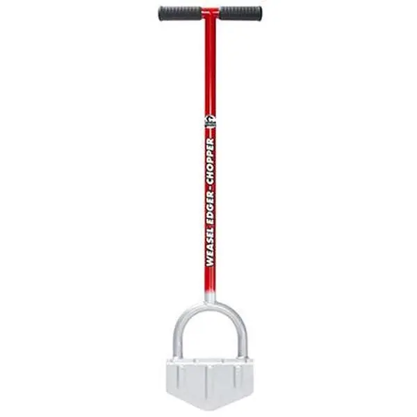 Garden Weasel 91714 Edger Chopper, Garden Tool with Extra Wide & Deep Cutting Blade - 2x9.8x38 in, 3.5 lbs, for Creating New Beds, Edging Turf Beds, Edge Turf Or Create New Beds, 2 X 9.8 X 38 In