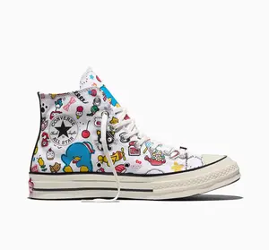 Converse x Hello Kitty and Friends Chuck 70 Hi-Top Stickers Sneaker (Adult - White)