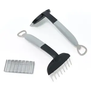 Henning Lee Set of 2 2-in-1 Meat Shredders w/ Sheaths
