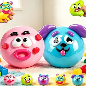 Dog Face Swap Squishy: A slow-rebound squishy toy that changes faces,  The Face-Swapping Dog