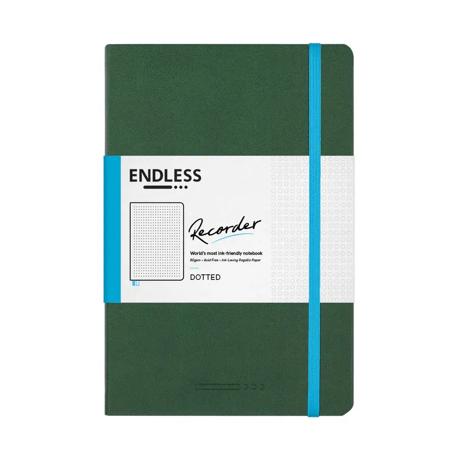 Endless Recorder Forest Canopy A5 Regalia Paper Notebook - Art Paper, Book Shaped, Calligraphy Notebook for Office Stationery Supplies, Art Paper Notebooks, Book Shaped Notebooks