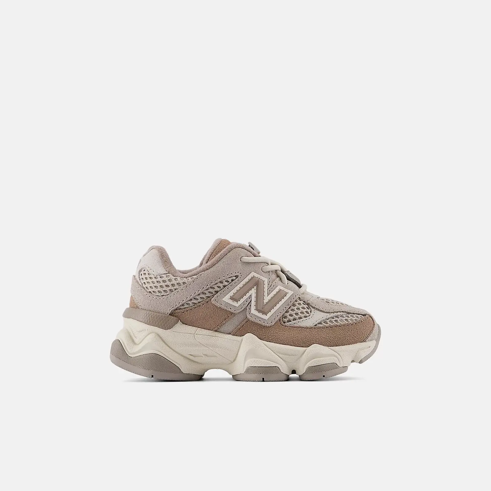 New Balance 9060 Mushroom Arid Stone (Toddler) Perfect Casual Daily Lifestyle Sneaker Fashion Footwear Walking Shoe Running Sneaker