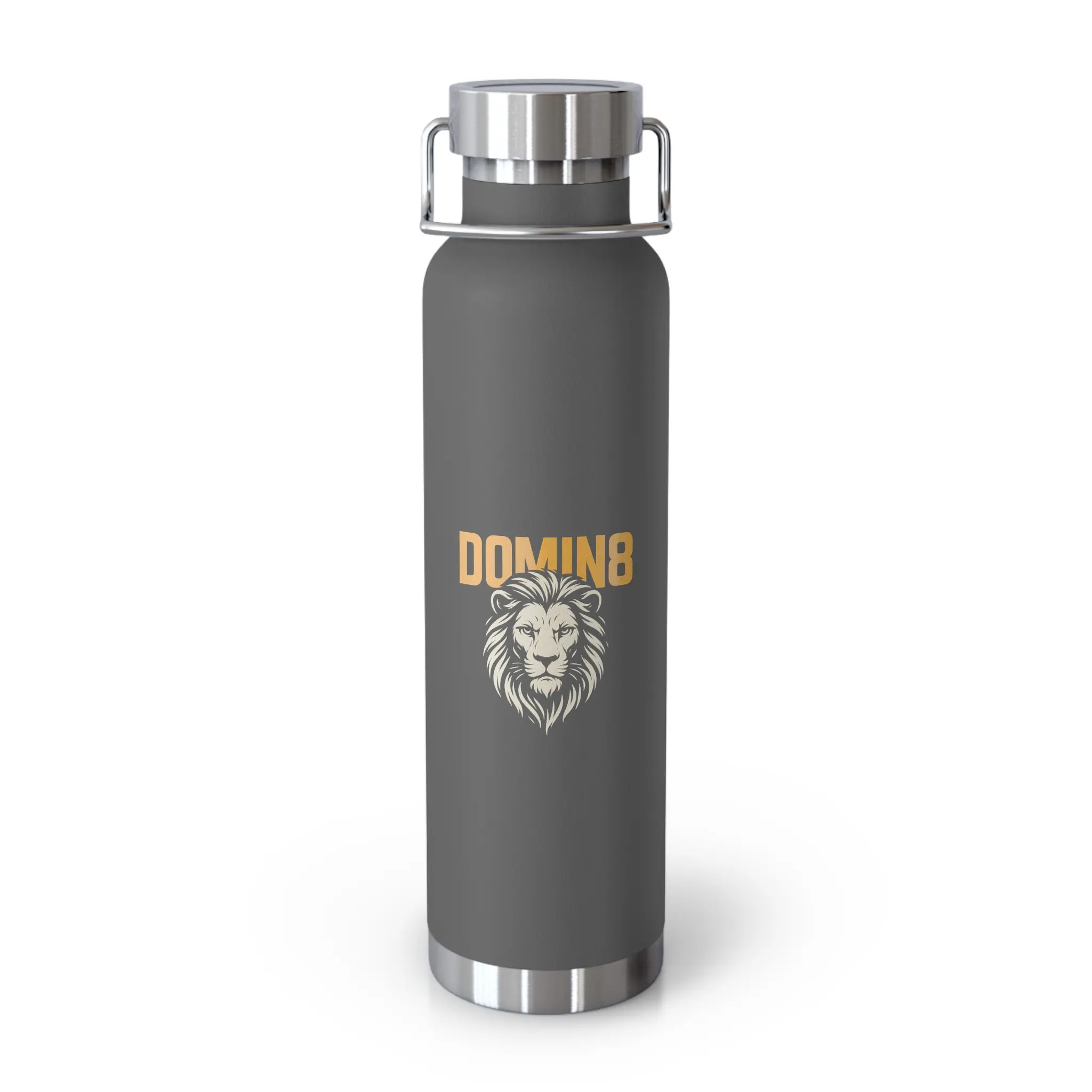 Domin8 Copper Insulated Water Bottle, 22oz - Stylish Thermos for Active Lifestyle, Gift for Fitness Lovers, Hydration Bottle, [...]