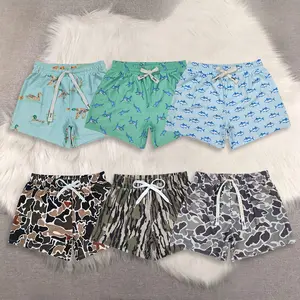 New Clothes Sibling Duck Brand Camouflage Kids Boys Summer Swim Trunks cool little comfortable casual wear clothing fashion print toddler summerclothes outfit spring