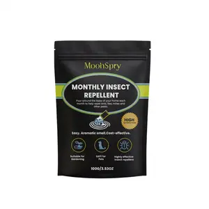 MOONSPRY Natural Insect Repellent Powder 100g| Pet Safe Odor Pest Control| Home Garden Warehouse Bug Repellent
