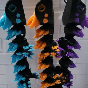 Crystal Dragon Keychains