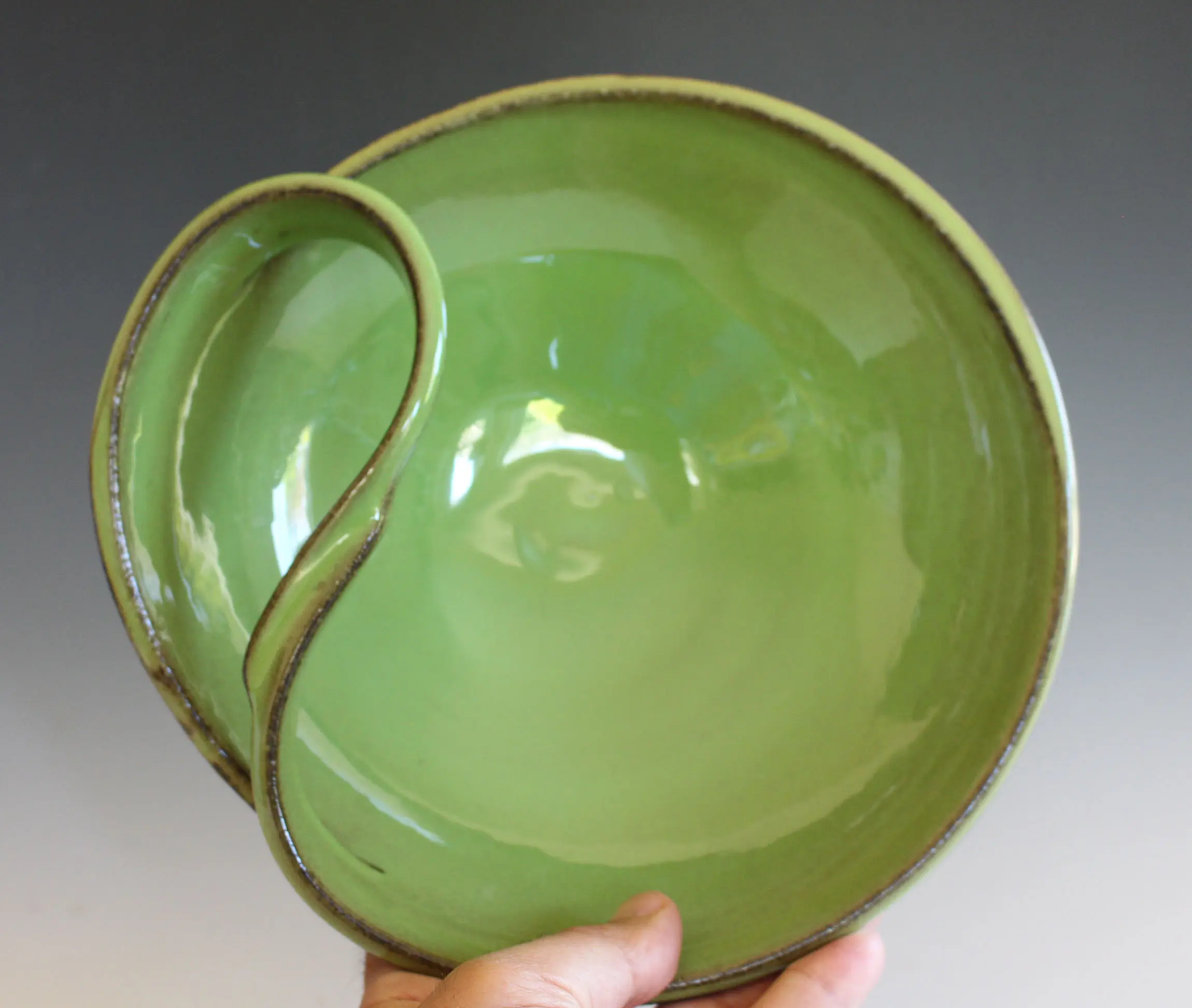 Unique Pottery Bowl, Handmade Ceramic Modern Bowl, pottery bowl, handthrown stoneware, Handmade Pottery