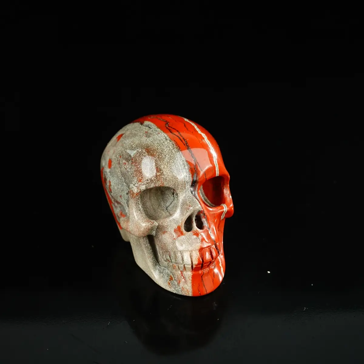 Gift Red Jasper SKULL 2.2inch 3 inch 4.5inch Skull ,Realistic,Crystal Healing,Fine Sculpture