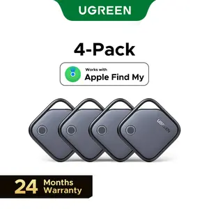 UGREEN Finder Tag Compatible with Apple Offcial Chip ( iOS Only） , Anti-lost for Car Key Wallet Luggage Passport with Alarm& Left-Behind Remind Slim Bluetooth Tracker,Gps Signal Protector Smart Tracking,#SummerVibes,mothersdaygift