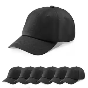 fathersdaygift VEVOR Baseball Cap, Plain Baseball Hat with Breathable Pure Cotton Fabric, Adjustable Size, Blank 12 Pack Bulk Caps Ideal for Running, Workouts or Outdoor Activities, 12 Pcs, Black