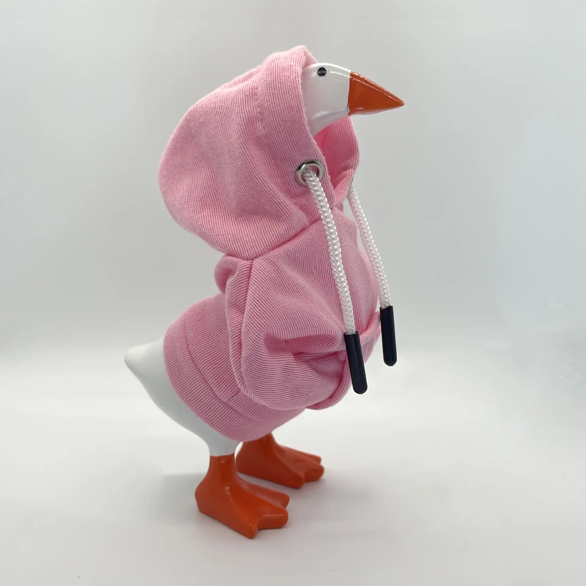 Goose Costume Set with Hooded Sweater, Cute Hoodie and Feet, Soft Filled Animal, Perfect for Theme Parties and Daily Wear