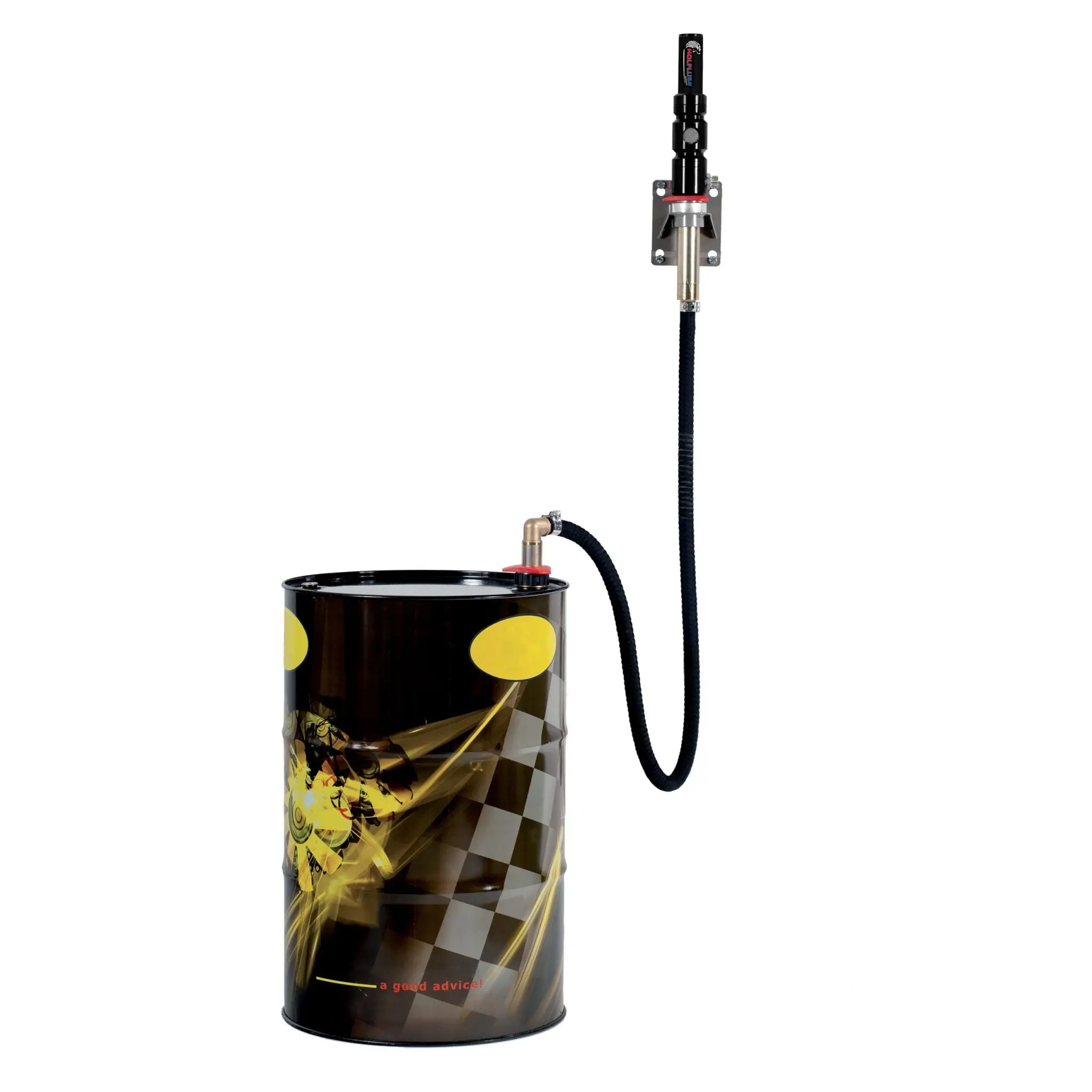 Wolflube Wall Mount Oil Set for 55 GAL Drums - 1:1