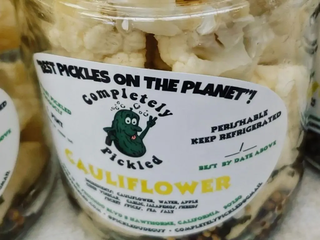Completely Pickled Cauliflower