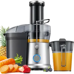 1200W Juicer Machines with Larger 3.2" Feed Chute, 45oz Large Juice Jug, Centrifugal Juice Extractor Maker with Titanium   System, Dual Speeds, , Grey