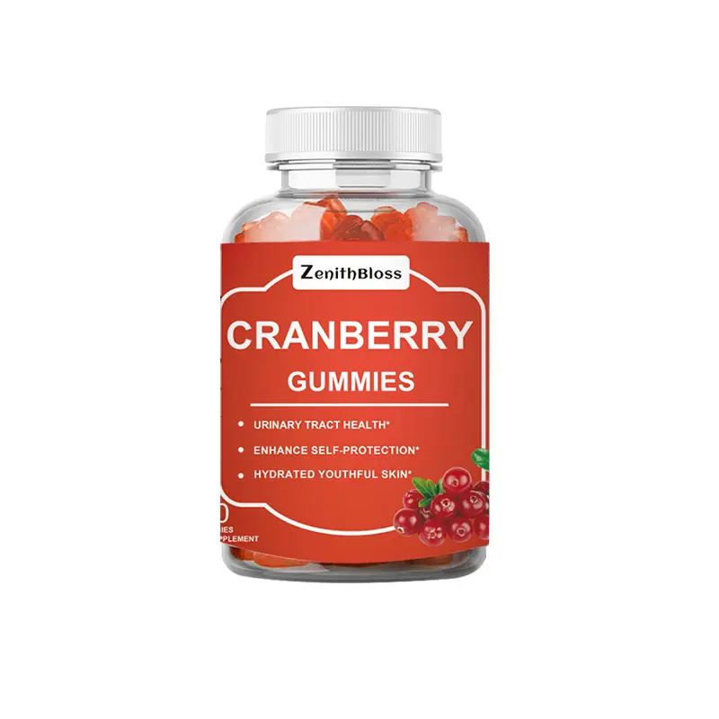ZenithBioss Cranberry Gummies - 60 Capsules - Women's Health Supplements - Edible, Dietary