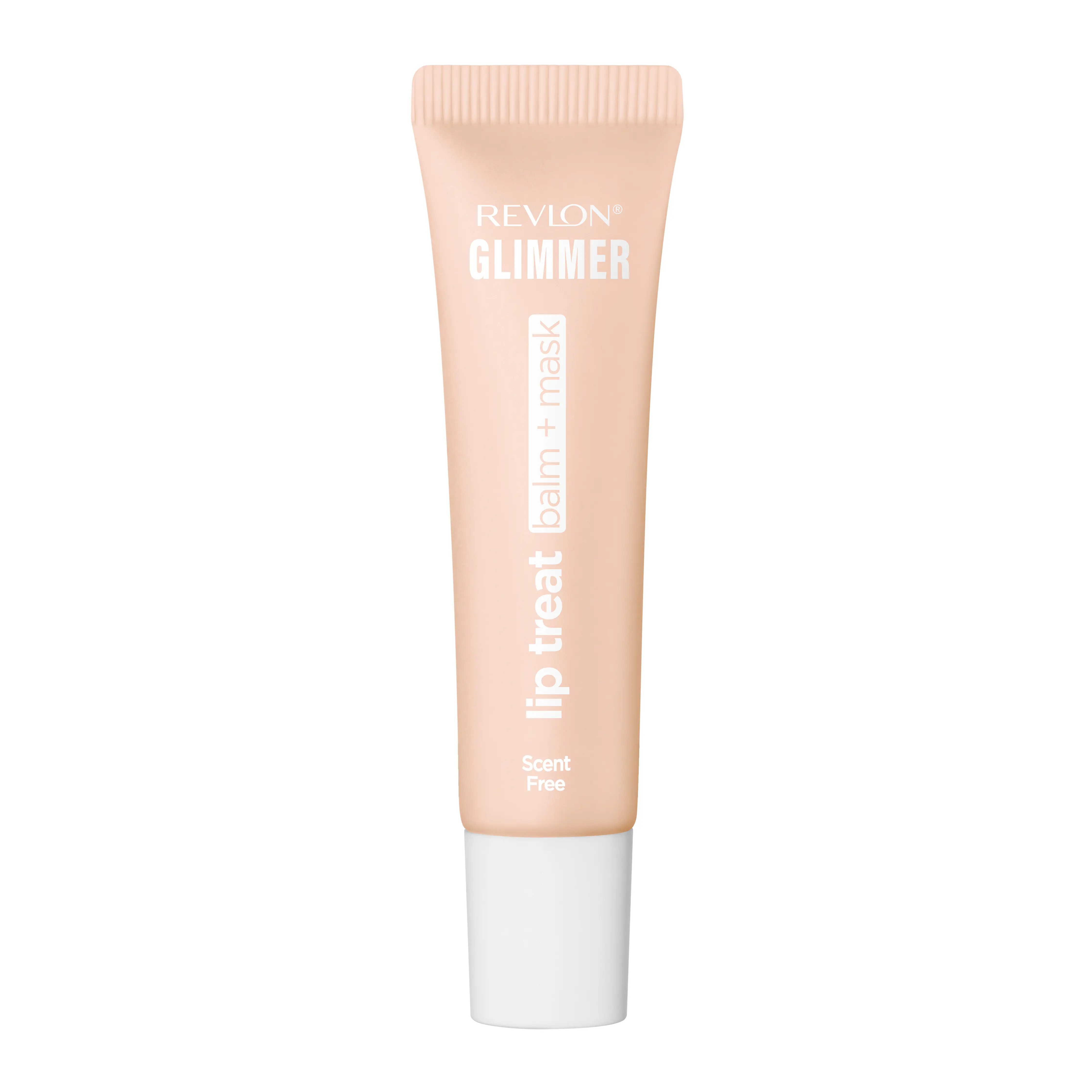 Revlon Glimmer Lip Treat Balm + Mask, Overnight Peptide Lip Treatment, Hydrating