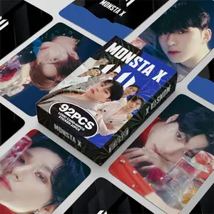 Kpop Monsta X Lomo Card Photocard Group New Album Fanasia Postcard HD photo album print K-pop lomo card