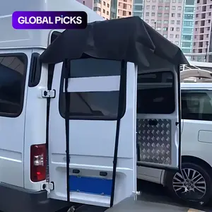 1 Count Waterproof RV Awning Sunshade for Vehicle, Durable Barn-Door-Style Canopy for Ram Promaster, Peugeot Boxer, Iveco and VW T5/T6 Campervans, UV-Protection Windproof Design, Easy Installation