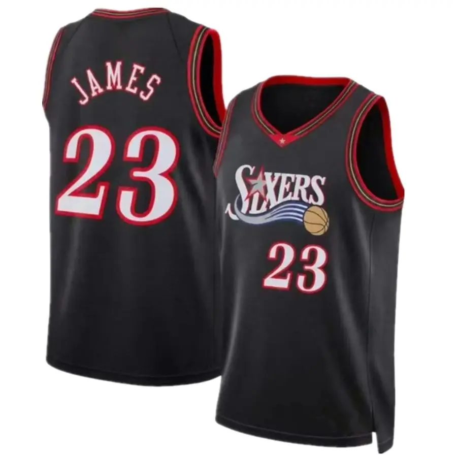23 Basketball Jersey - High-Quality Non-authentic heat-pressed jersey  Letters & Numbers, Breathable Mesh