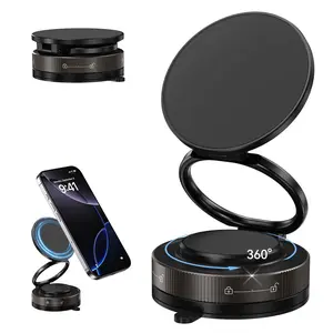 360° Adjustable Vacuum magsafe Phone Holder,SuctionCup Phone Mount for Magsafe, without glue, Fit for Alliphoneiphone 11 and above,  Portable CellPhone Holder Makeup/Gym/irror