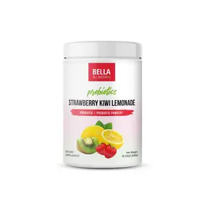 Bella All Natural Probiotics Strawberry Kiwi Lemonade for Daily Use