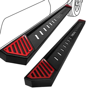 OEDRO 6.5" Running Boards Compatible with 2007-2018 Chevy Silverado/GMC Sierra 1500, 2007-2019 Silverado/Sierra 2500HD 3500HD Crew Cab(Gas Engine ONLY) Steel Side Steps Nerf Bars