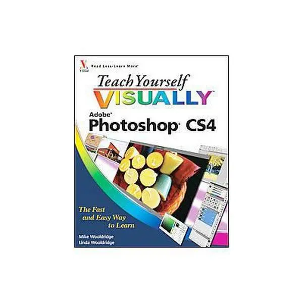 Used Teach Yourself Visually Photoshop CS4 Tutorial Book by Mike Wooldridge, Softcover